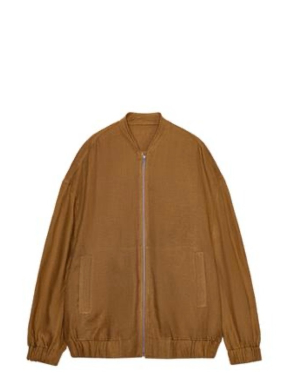Zara Men's Tan Bomber Jacket
